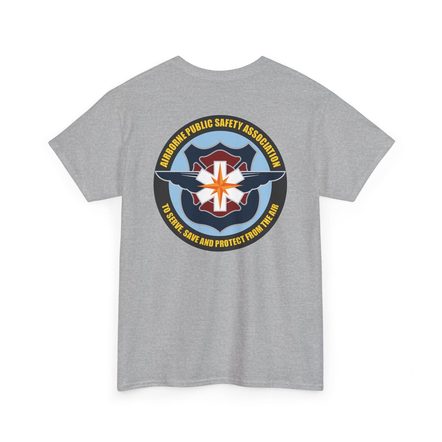 Unisex Sports Grey "APSA Color Seal" Cotton Tee
