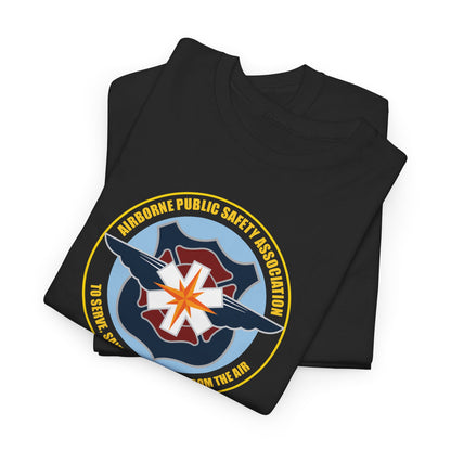 Unisex Black "APSA Full Color Seal" Cotton Tee