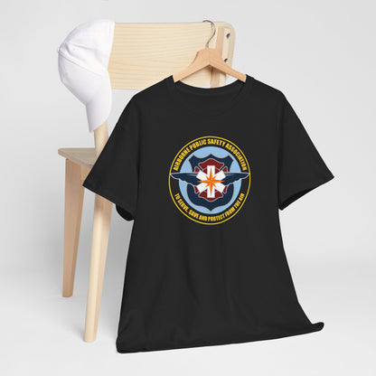 Unisex Black "APSA Full Color Seal" Cotton Tee