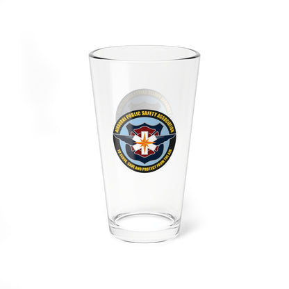 16oz Pint Glass with APSA Color Seal