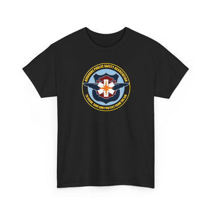 Unisex Black "APSA Full Color Seal" Cotton Tee