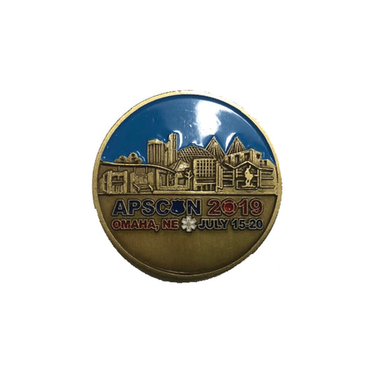 "APSCON 2019 - Omaha" Challenge Coin